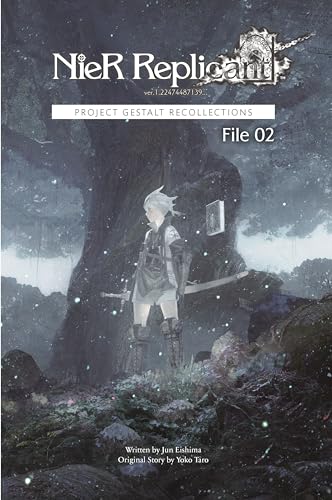 Nier Replicant novel cover featuring a young man with a sword.
