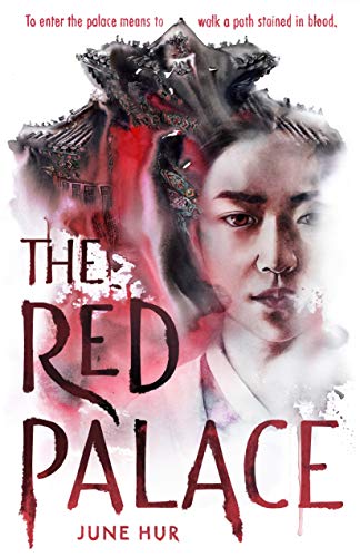 Book cover: portrait of a young woman with a palace in the background.