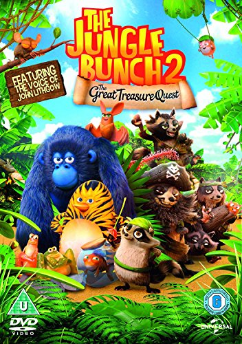 DVD cover for "The Jungle Bunch 2" featuring animated animal characters.