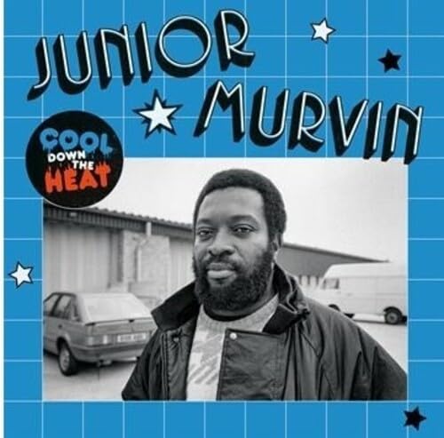 Junior Murvin portrait on album cover with blue and black stars.