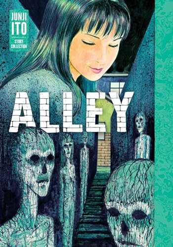 Junji Ito horror manga cover featuring a woman and ghostly figures.