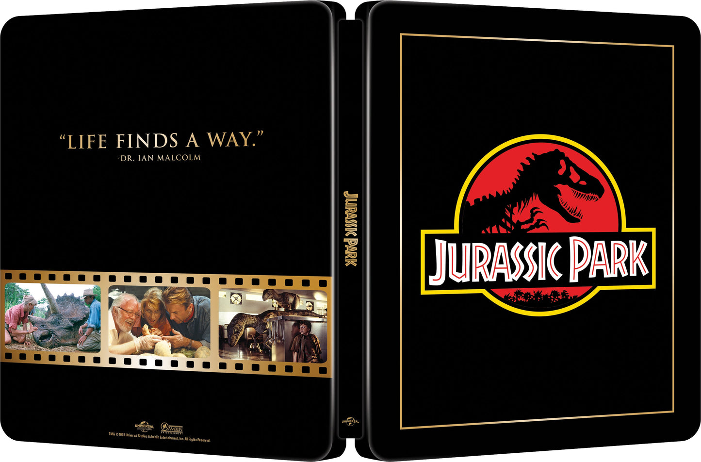 Jurassic Park Theatrical Poster 4K Steelbook (2026) [Blu-ray]