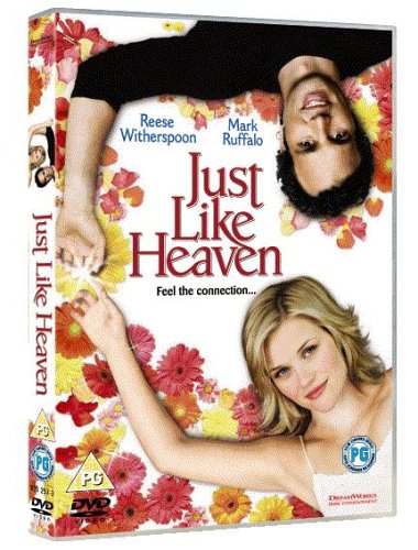 DVD cover for “Just Like Heaven” featuring Reese Witherspoon and Mark Ruffalo.