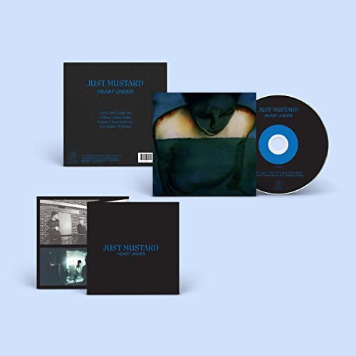 CD package for Just Mustard’s “Heart Under” with abstract cover art.