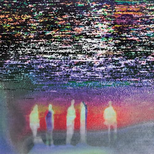 CD cover with distorted, colorful static and blurred figures.