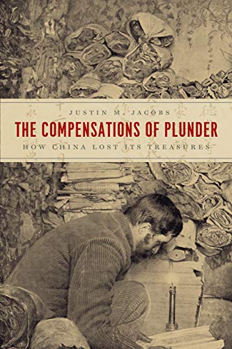 Book cover depicting historical artifacts and a man studying documents.