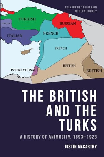Book cover depicting a map of Turkey and surrounding regions, 1893-1923.