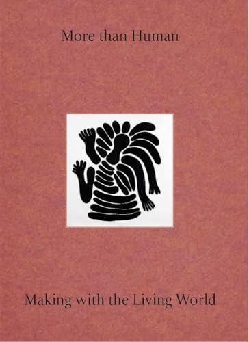 Book cover with reddish-brown background, title text, and a central black abstract illustration.