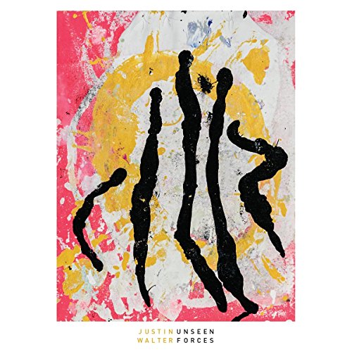 CD cover: Abstract painting of black figures on yellow and pink.