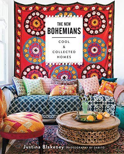 Book cover featuring a colorful, patterned living room with eclectic decor.