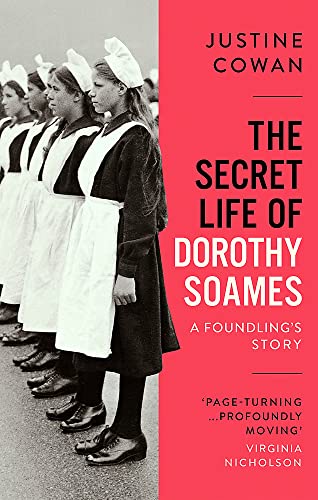 Book cover: line of young women in uniform, red background.