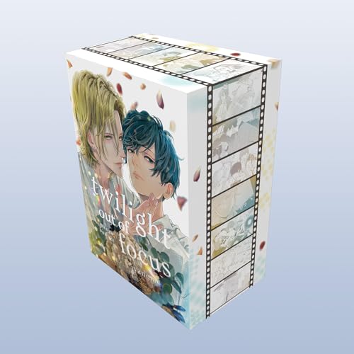 Box set with illustrated cover featuring two young men and filmstrip details.
