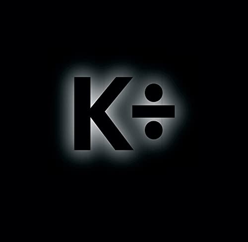 Black and white vinyl record cover with the letters “K-93” and a glowing effect.