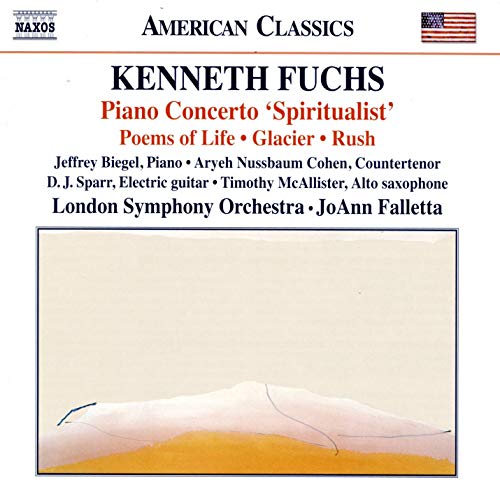 CD cover for Kenneth Fuchs’ “American Classics” featuring abstract art.
