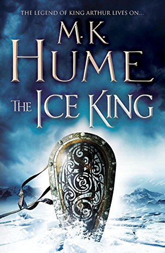 Book cover: “The Ice King” with a shield and snowy mountains.