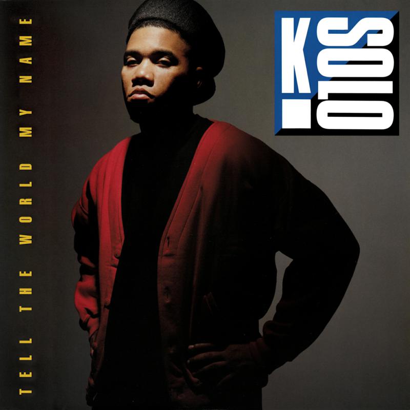 K-Solo album cover featuring a portrait of the rapper in red.