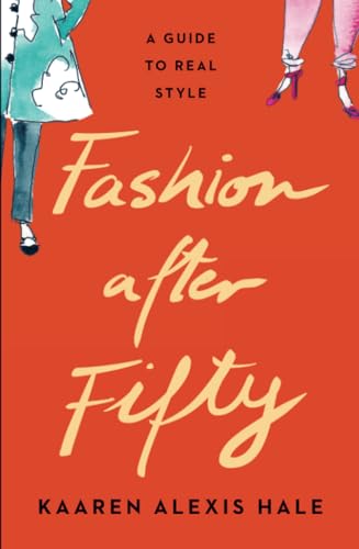 Book cover with illustrated women and cursive title “Fashion after Fifty.”