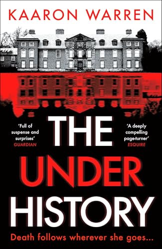 Book cover: "The Underhistory" with a large manor house and red background.