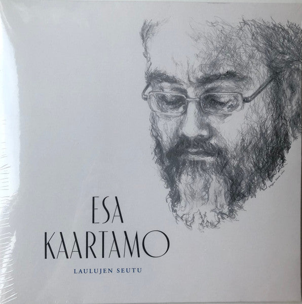 Vinyl record cover with a sketched portrait of Esa Kaartamo.
