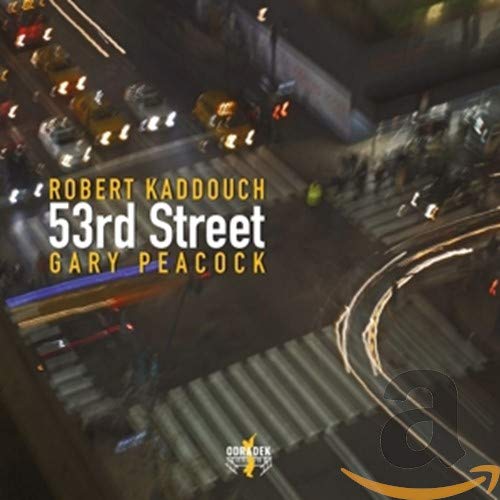 CD cover for "53rd Street" by Kaddouch and Peacock, city street view.