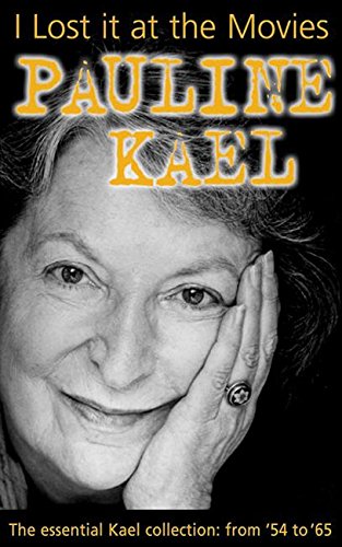 Book cover featuring a black and white portrait of Pauline Kael with yellow text.
