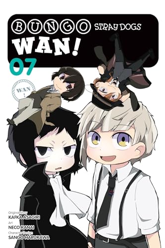 “Bungo Stray Dogs Wan! 07” manga cover with chibi character art.