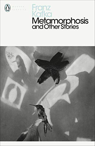 Book cover: “Metamorphosis” by Franz Kafka, featuring a hummingbird image.