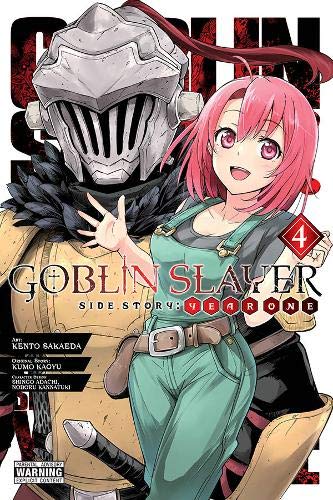 Manga cover featuring armored figure and young woman, “Goblin Slayer Side Story: Year One, Vol. 4.”