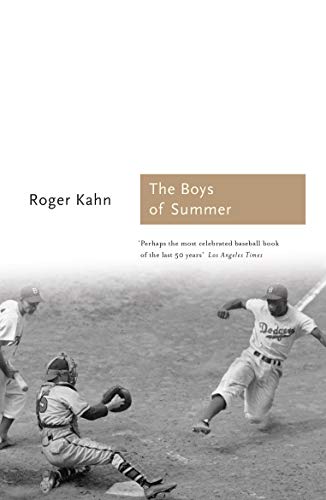 Book cover featuring a vintage baseball game and the title “The Boys of Summer.”