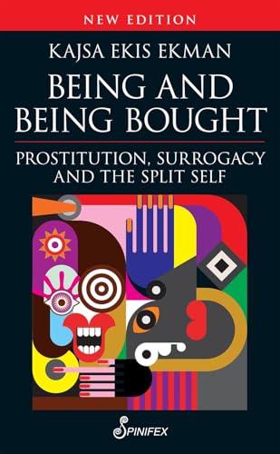 Book cover with abstract face and title: “Being and Being Bought.”