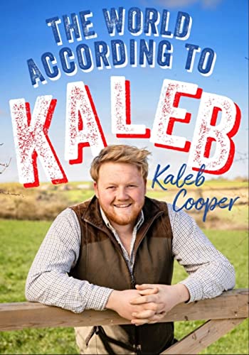Book cover featuring a smiling man in a vest, titled "The World According to Kaleb.