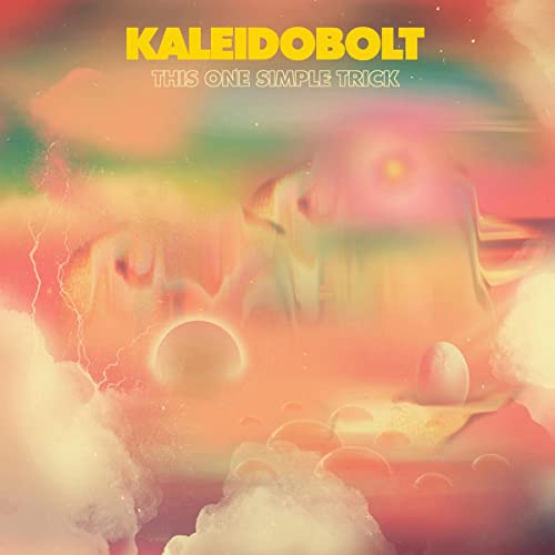 Album cover for Kaleidobolt, featuring a blurred, colorful, abstract face.