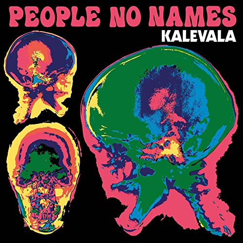 CD cover: Kalevala’s “People No Names” with colorful skull imagery.