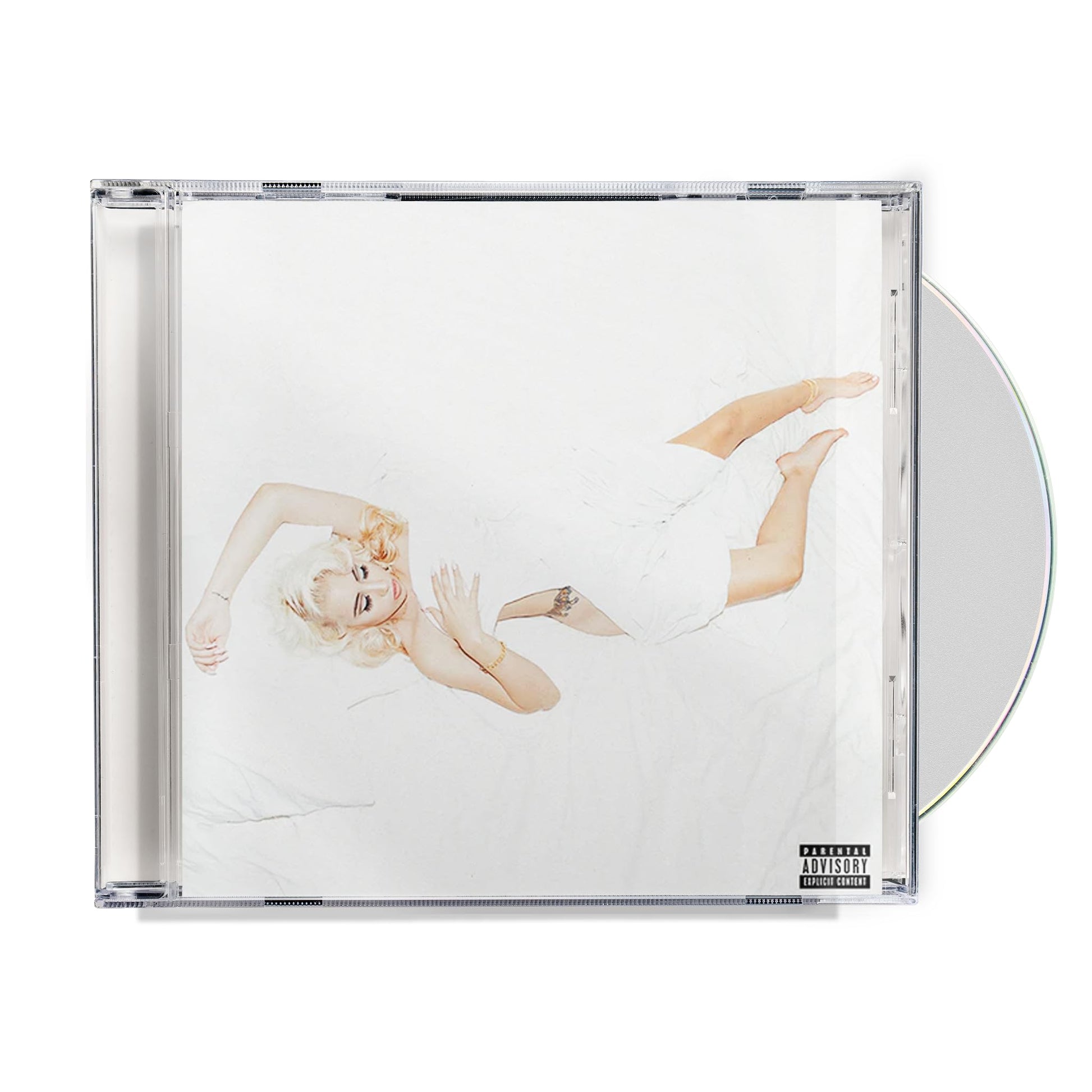Kali Uchis "Por Vida" CD case with a reclining woman on the cover.