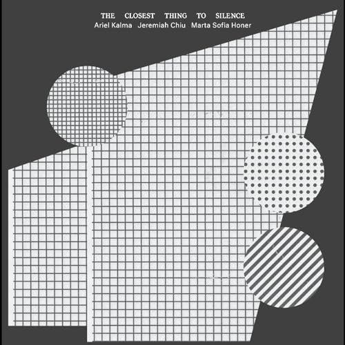 CD cover with geometric shapes in gray and white grid pattern.