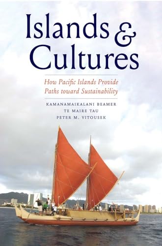 Book cover featuring a traditional Pacific Islands sailing canoe at sea.