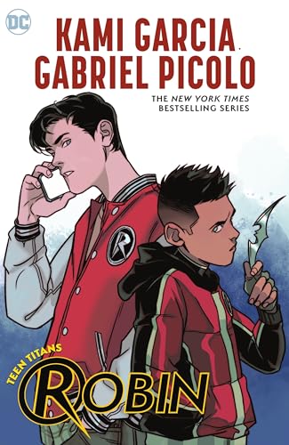 Graphic novel cover featuring two versions of Robin standing back to back.