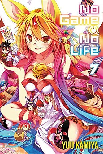 Anime-style book cover featuring a girl with long orange hair and rabbit ears.