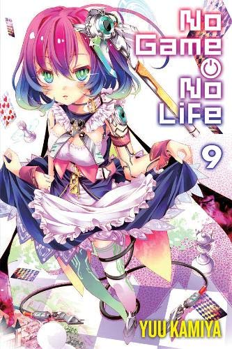 Anime-style cover for “No Game No Life, Vol. 9” featuring a colorful character.