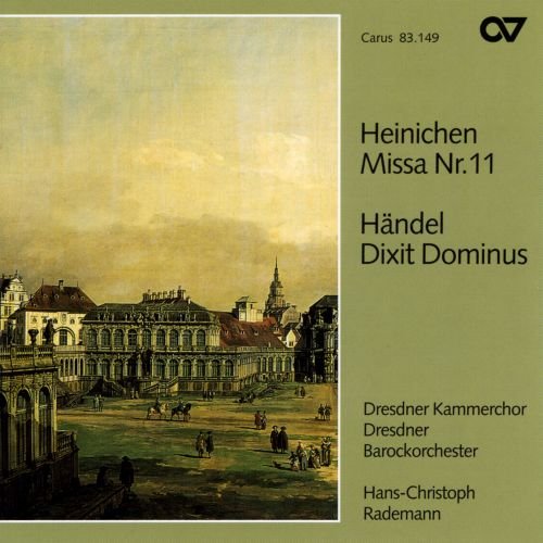 CD cover with a painting of a baroque city and text details.