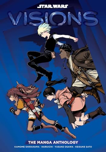 “Star Wars: Visions” manga anthology cover with dynamic character poses.