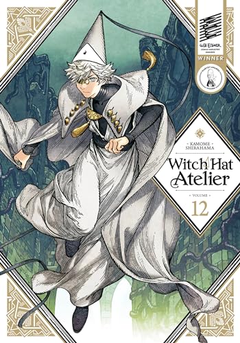 Manga cover featuring a young witch in a tall hat and flowing robes.