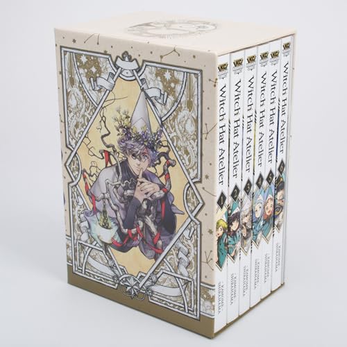 Witch Hat Atelier manga box set containing volumes one through six.