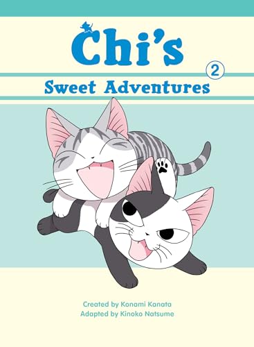 Cover of Chi's Sweet Adventures volume 2 featuring two playful cartoon kittens.