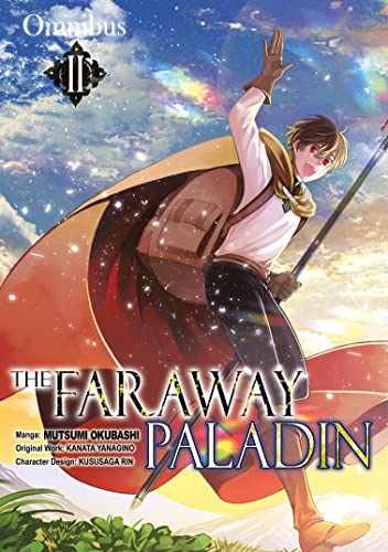 Manga cover: young man with sword against a colorful, cosmic background.