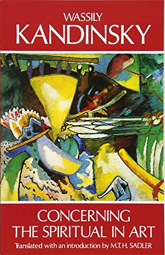 Book cover for "Concerning the Spiritual in Art" by Wassily Kandinsky.
