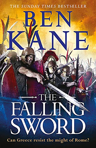 Book cover: Roman soldiers in battle, with a falling sword.