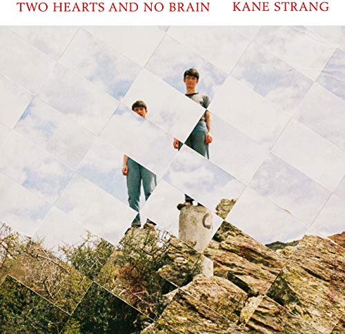 Album cover: Kane Strang portrait fragmented against a cloudy sky and landscape.