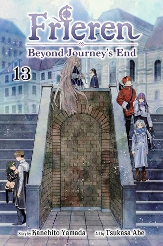 Manga cover featuring characters on stone stairs in front of a brick archway.