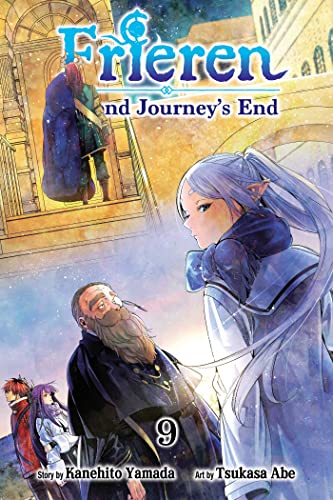 Manga volume cover featuring Frieren and other characters in a fantasy setting.